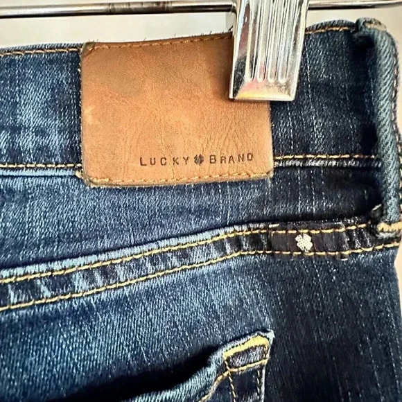 Lucky Brand Womens Sweet N Low Bootcut Ankle Jeans Sz 6 / 28 (31 x 30) Med Denim - Picture 3 of 14